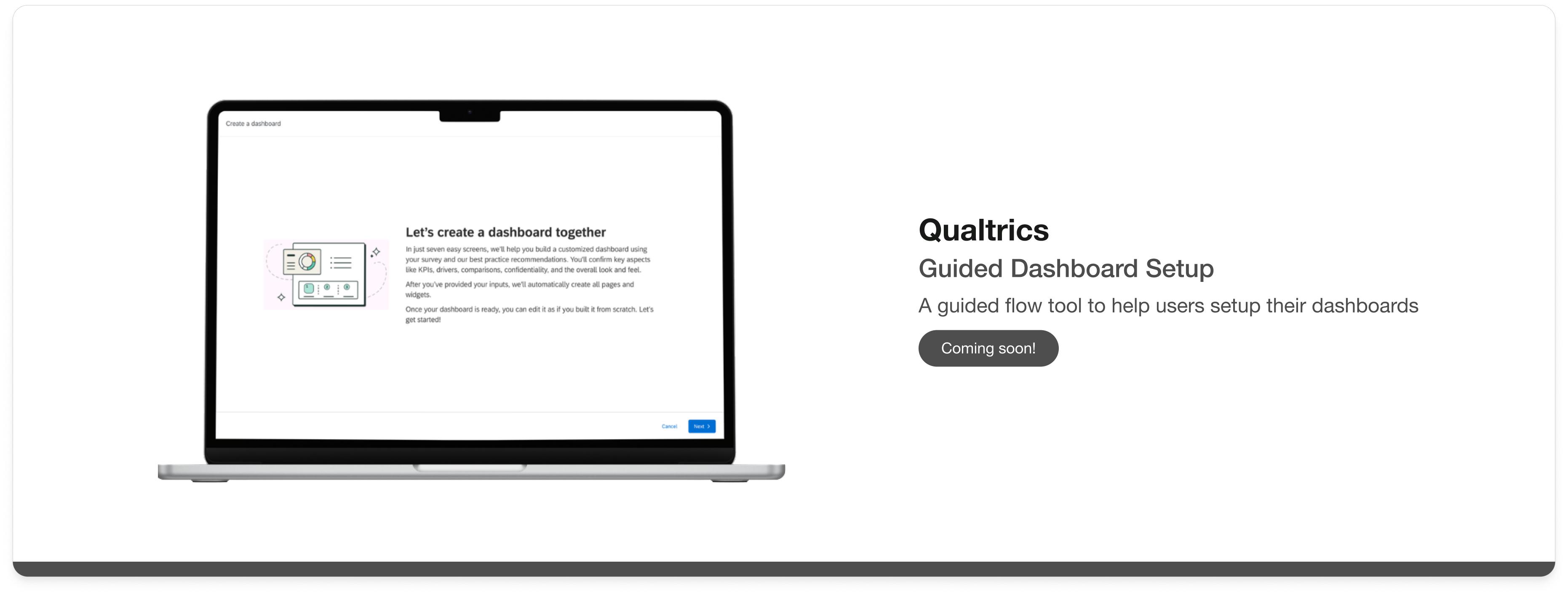Guided dashboard flow block
